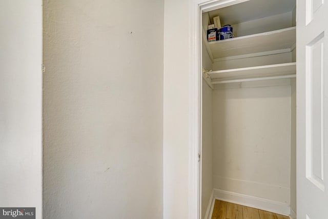 view of closet