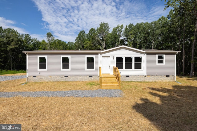 view of manufactured / mobile home