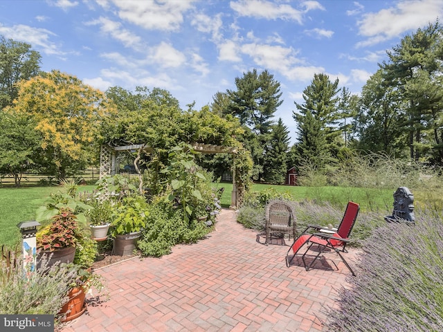 view of patio