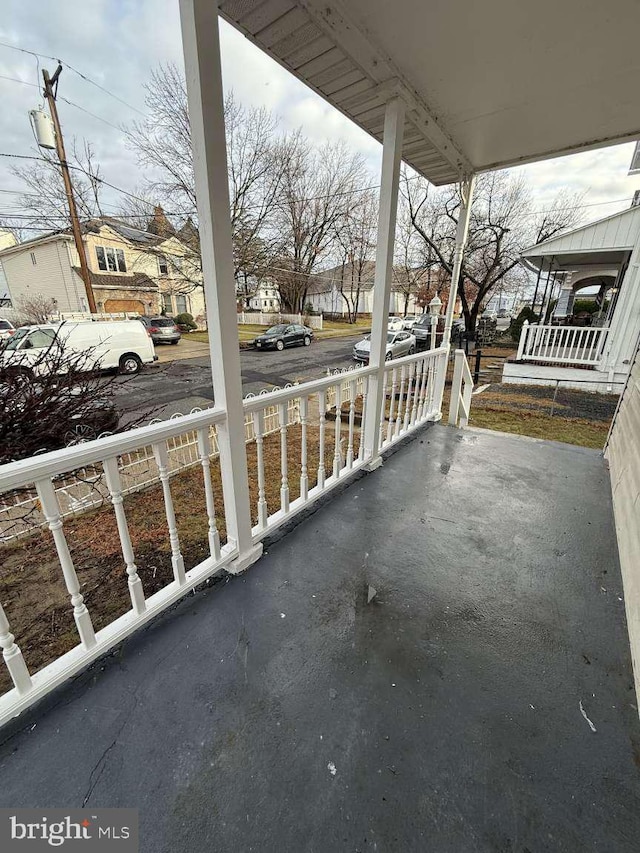 view of patio / terrace featuring covered porch