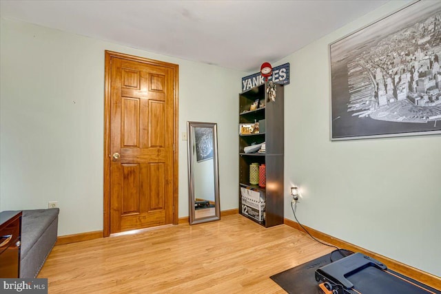 interior space featuring light hardwood / wood-style flooring