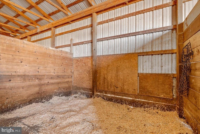 view of horse barn