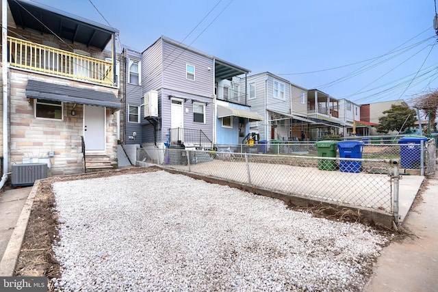 exterior space with central AC unit