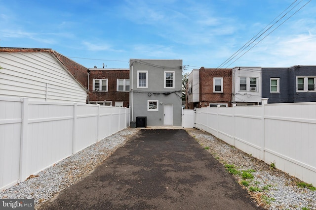 view of back of property