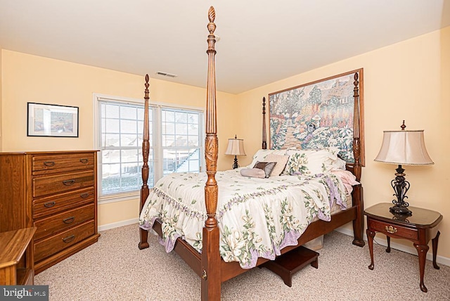 bedroom with carpet flooring