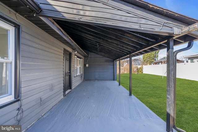 view of patio