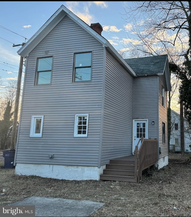 view of rear view of house