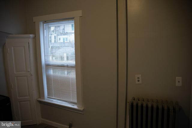 room details with radiator