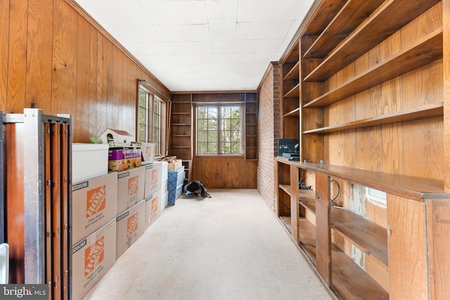 view of storage room