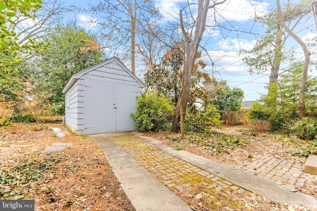 view of outbuilding