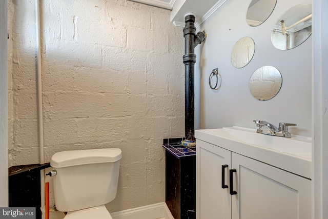127 Cherrydell, Catonsville, MD 21228 - bathroom with vanity and toilet