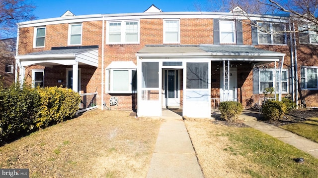 multi unit property with brick siding