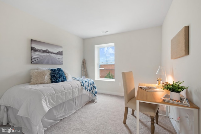 bedroom with carpet flooring