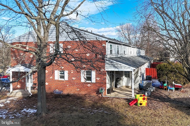 view of back of property