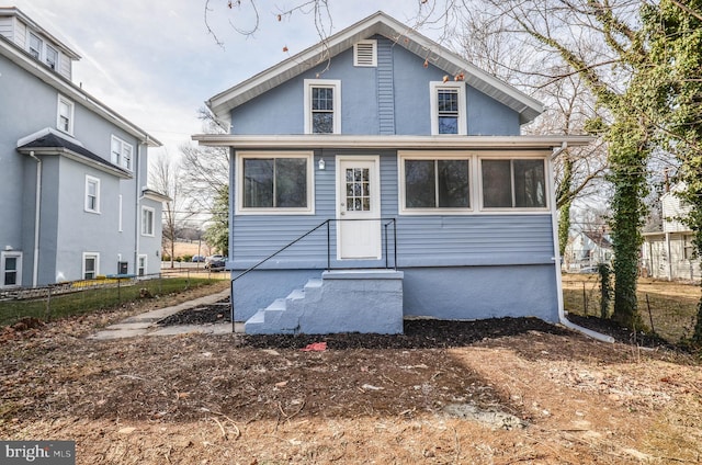 view of rear view of house