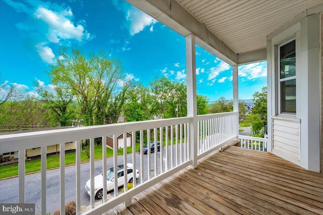 view of deck