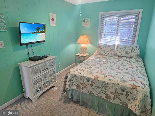 bedroom with carpet flooring