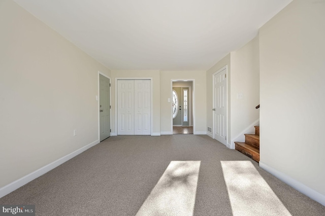 empty room with light carpet