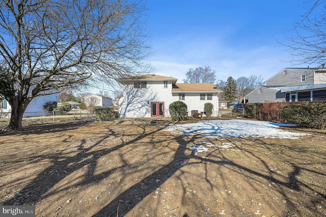 view of rear view of house