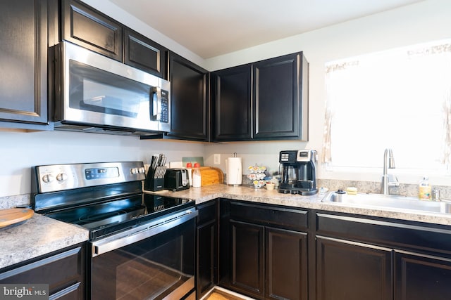 kitchen featuring sink and stainless steel appliances