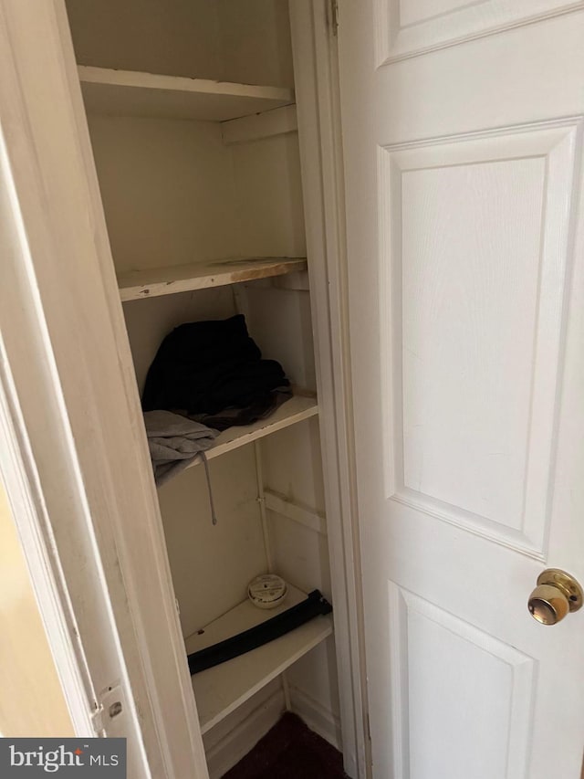 view of closet