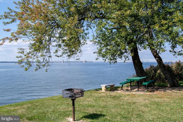 view of water feature