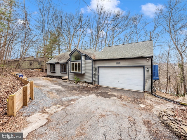 ranch-style house with a garage