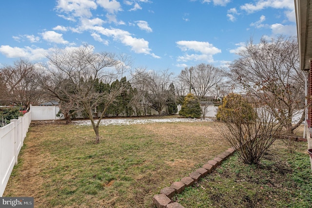 view of yard