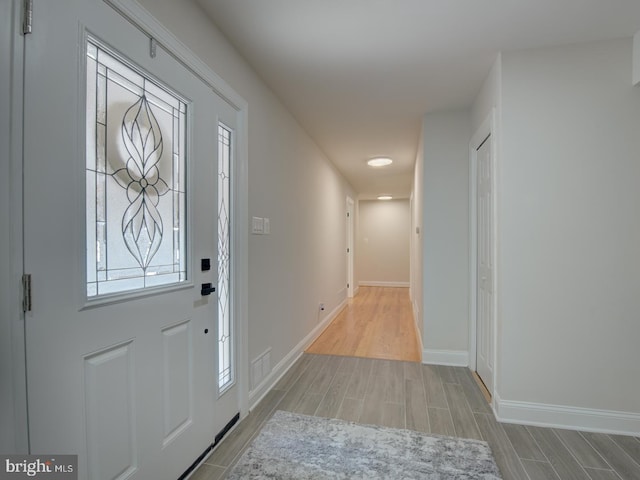 view of entrance foyer