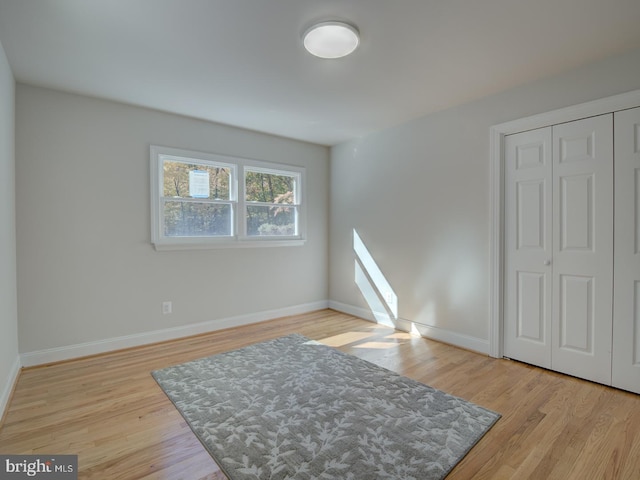 interior space with light wood-type flooring