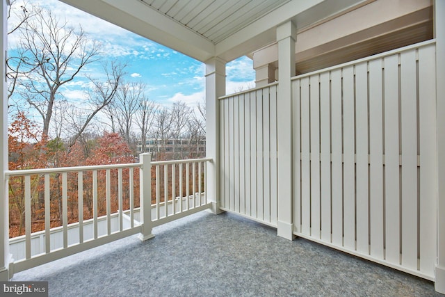 view of patio / terrace featuring a balcony