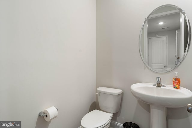 bathroom with toilet