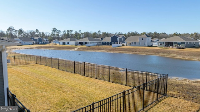 property view of water