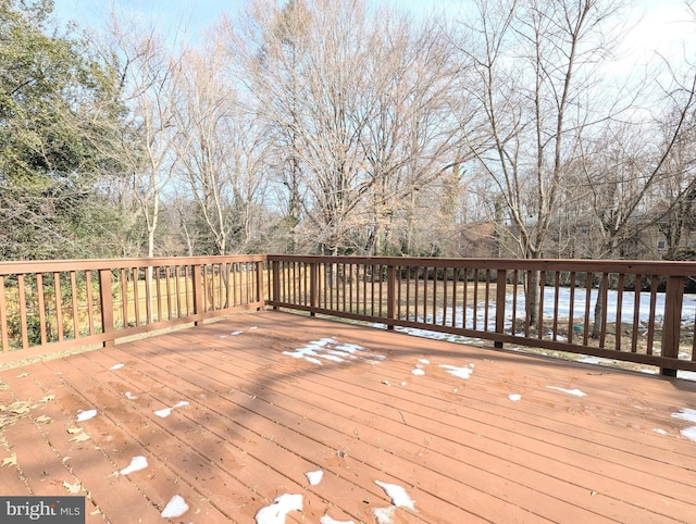 view of deck