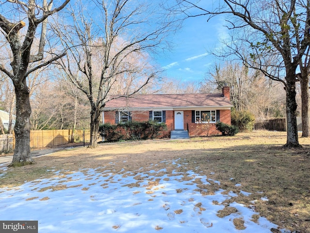 view of front of house