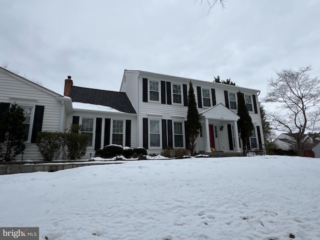 view of colonial house