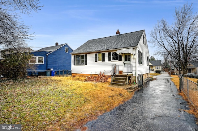 view of front of home