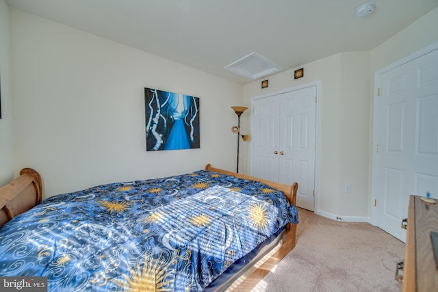 bedroom featuring carpet floors