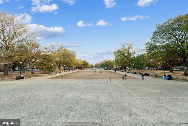 view of road