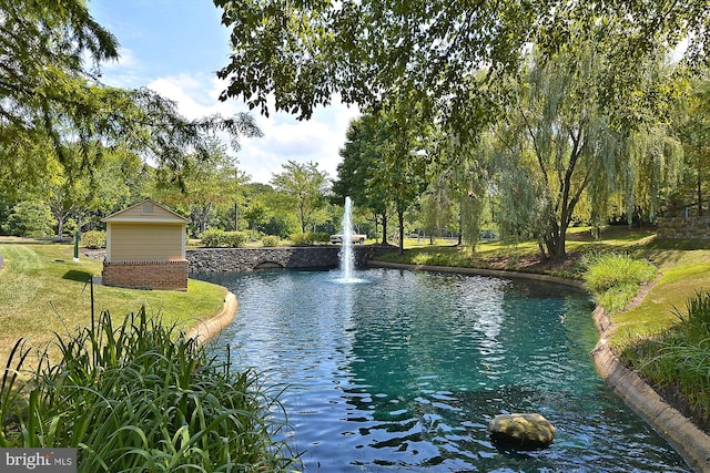 property view of water