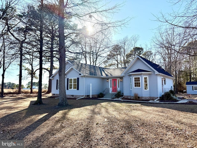 view of ranch-style house