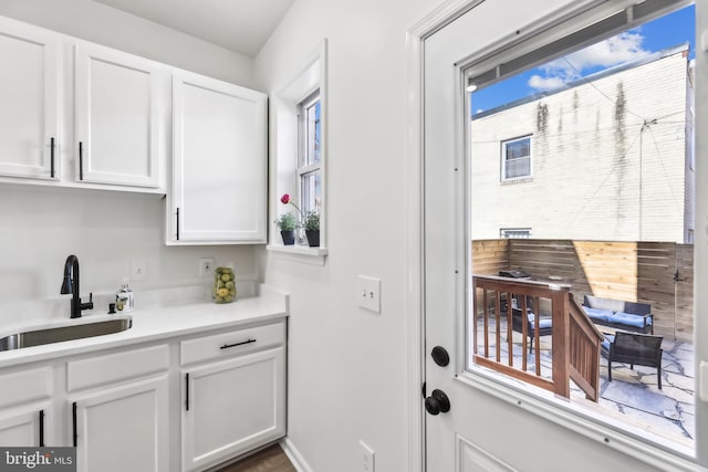 laundry room featuring sink