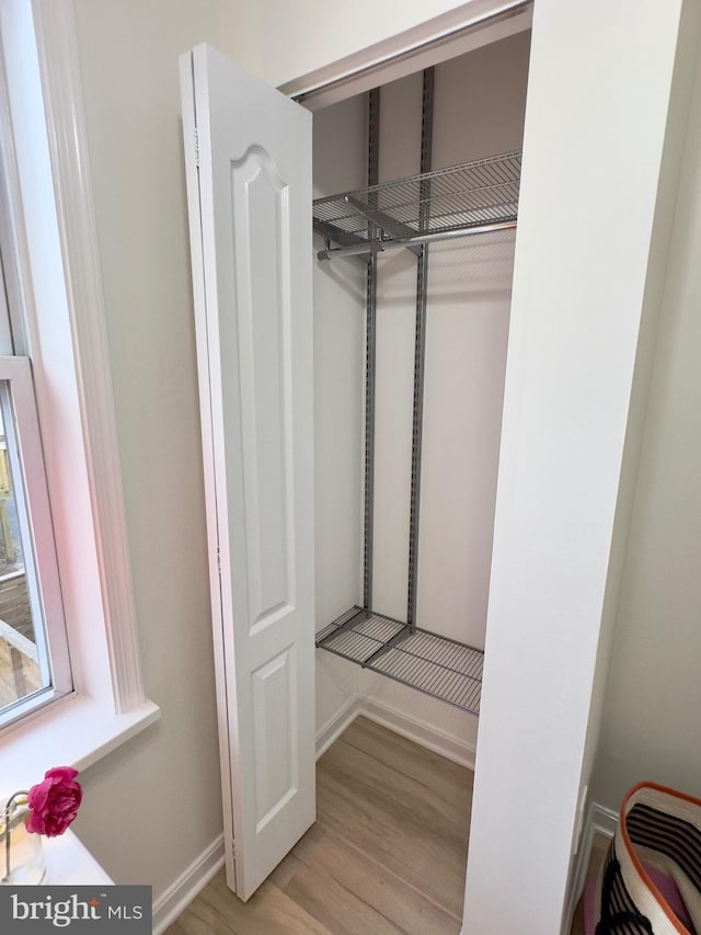 view of closet