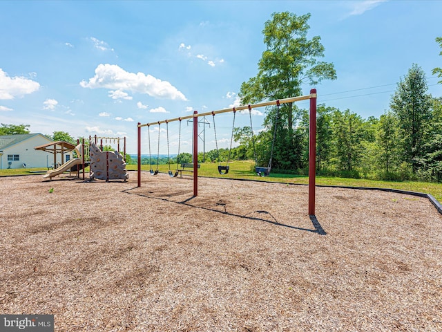 view of communal playground