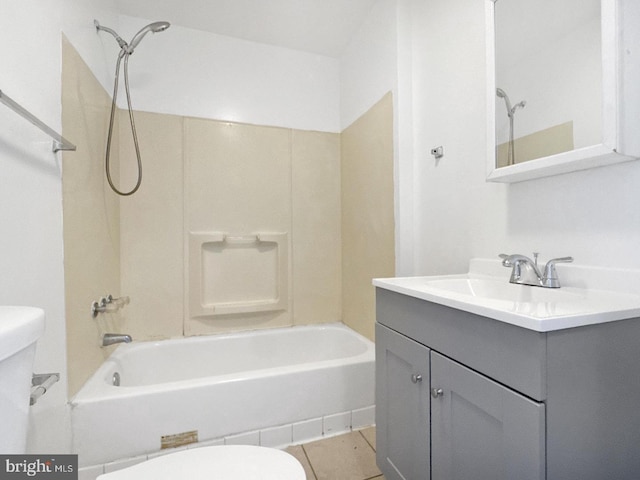 1812 Mcculloh St, Baltimore, MD 21217 - full bath featuring toilet, shower / bathtub combination, and vanity
