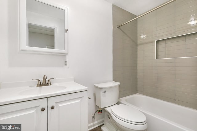 11501 Piney Lodge Rd, North Potomac, MD 20878 - full bath with toilet, vanity, and shower / bathtub combination