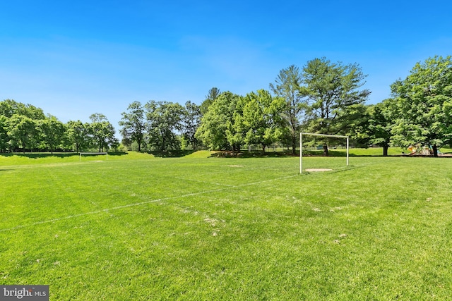 11501 Piney Lodge Rd, North Potomac, MD 20878 - view of yard featuring an area for sports