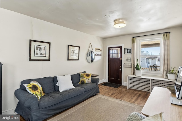 910 Woodland Ave, Burlington, NJ 08016 - living room featuring hardwood / wood-style flooring