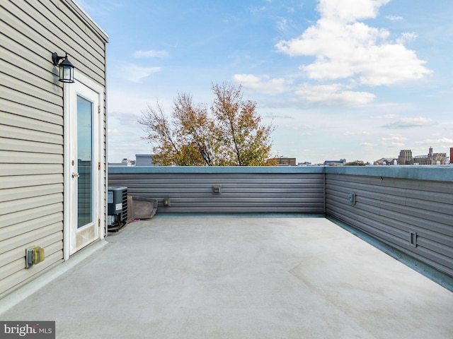 view of patio / terrace with cooling unit