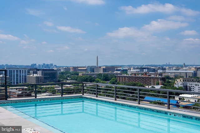 view of pool